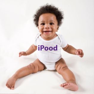 Personalised iPood Baby Grow Product Image