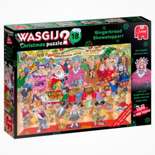 Wasgij Christmas 18 Gingerbread Showstopper 2x1000 Piece Jigsaw Puzzle Product Image