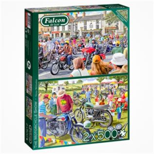 Motorcycle Show 2 x 500pc Jigsaw Puzzle Product Image