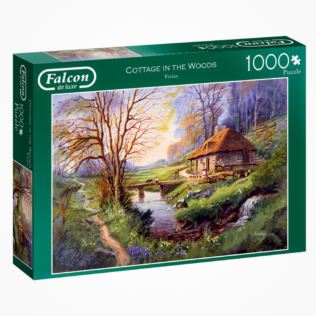 Cottage in the Woods 1000 Piece Jigsaw Puzzle Product Image
