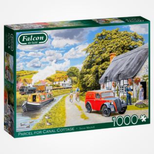 Parcel for Canal Cottage 1000 Piece Falcon Jigsaw Puzzle Product Image