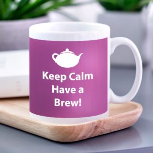 Keep Calm Personalised Mug Product Image