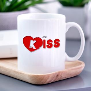 Kiss Me - Personalised Mug Product Image