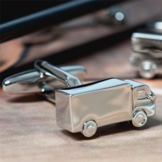 Personalised Lorry Cufflinks Product Image