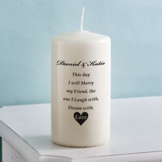 Unity Candle - Marry My Friend Product Image