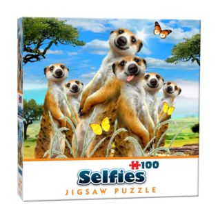 Mini Selfie Puzzle - Meerkats Product Image