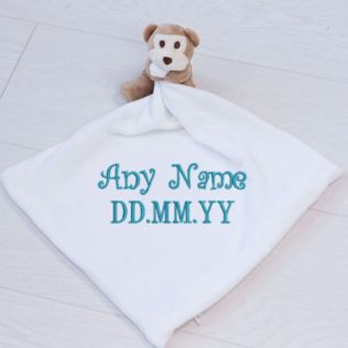 Personalised Embroidered Monkey Comforter Product Image
