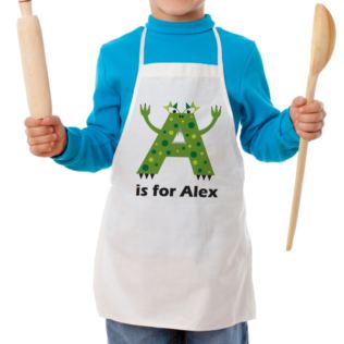 Personalised Children's Alphabet Monster Apron Product Image
