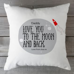 Personalised Moon and Back Cushion Product Image