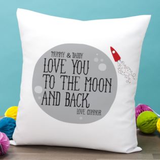 Personalised Moon and Back Cushion Product Image