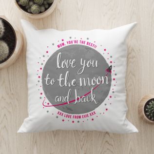 Personalised Mother's Day Moon And Back Cushion Product Image