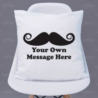 Personalised Moustache Cushion Product Image