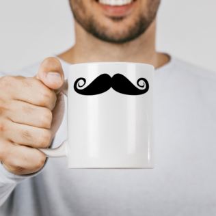 Personalised Moustache Mug Product Image