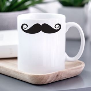 Personalised Moustache Mug Product Image