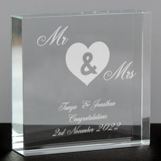Mr & Mrs Keepsake Product Image