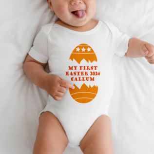 My First Easter Personalised Baby Grow Product Image