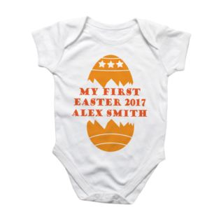 My First Easter Personalised Baby Grow Product Image