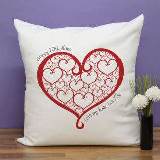 Personalised Best Nanna Ever Cushion Product Image