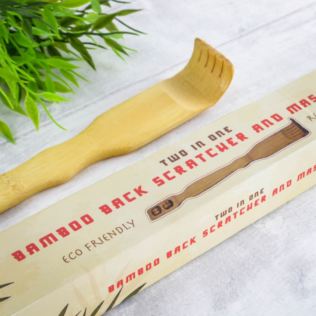 Bamboo Back Scratcher and Massager Product Image