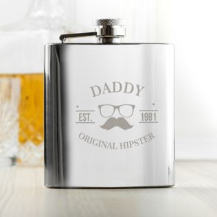 Original Hipster's Silver Hip Flask Product Image