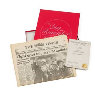 45th (Sapphire) Anniversary - Gift Boxed Original Newspaper Product Image