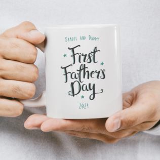 Personalised Our First Father's Day Mug Product Image