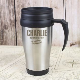 Personalised Fishing Travel Mug Product Image