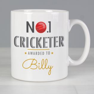 Personalised No.1 Cricketer Mug Product Image