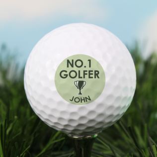 Personalised No.1 Golfer Golf Ball Product Image