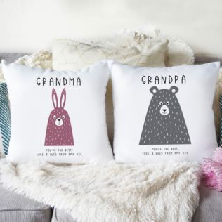 Personalised Pair Of Grandparents Cushions Product Image