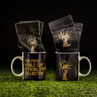 FIFA Mug and Socks - Black and Gold Product Image