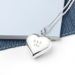 Personalised Cherish Heart Necklace Product Image