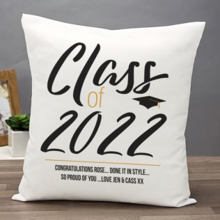 Personalised Class Of Graduation Cushion Product Image