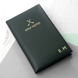 Personalised Luxury Leather Golf Notes Product Image