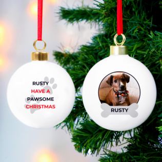 Personalised Pet Photo Bauble Product Image