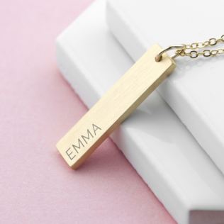 Personalised Statement Bar Necklace Product Image
