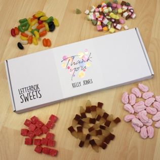 Personalised Thank You - Letterbox Sweets Product Image