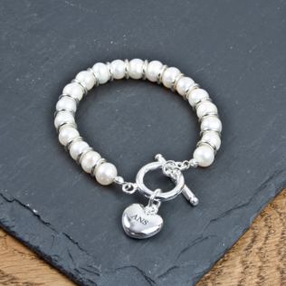 Personalised White Harmony Bracelet Product Image