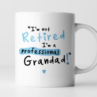 Personalised I'm Not Retired I'm A Professional Grandad Mug Product Image