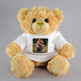 Personalised Photo Upload Bear Product Image