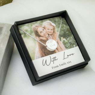 Personalised Photo Upload Necklace and Box Product Image