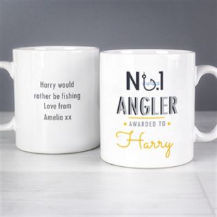 Personalised No.1 Angler Mug Product Image