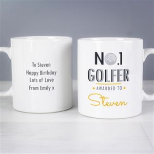 Personalised No.1 Golfer Mug Product Image