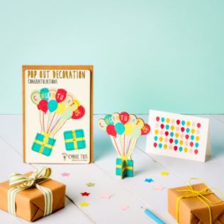 Pop Out Congratulations Decoration Card Product Image