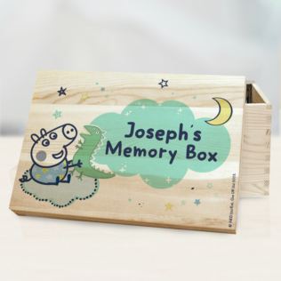 Personalised Peppa Pig™ George Pig Memory Box Product Image