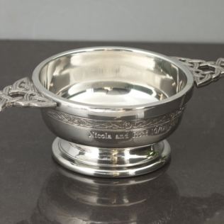 Personalised Pewter Quaich Bowl Product Image