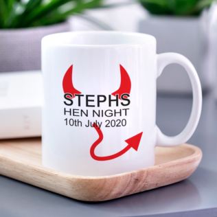 Red Devil Hen Night Personalised Mug Product Image