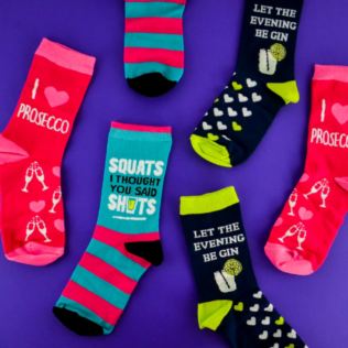 Ladies Trio of Boozy Socks Product Image