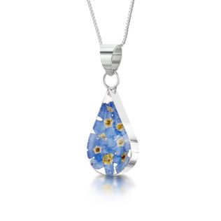 Forget Me Not Teardrop Pendant Product Image