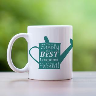 Personalised Simply The Best Watering Can Design Mug Product Image